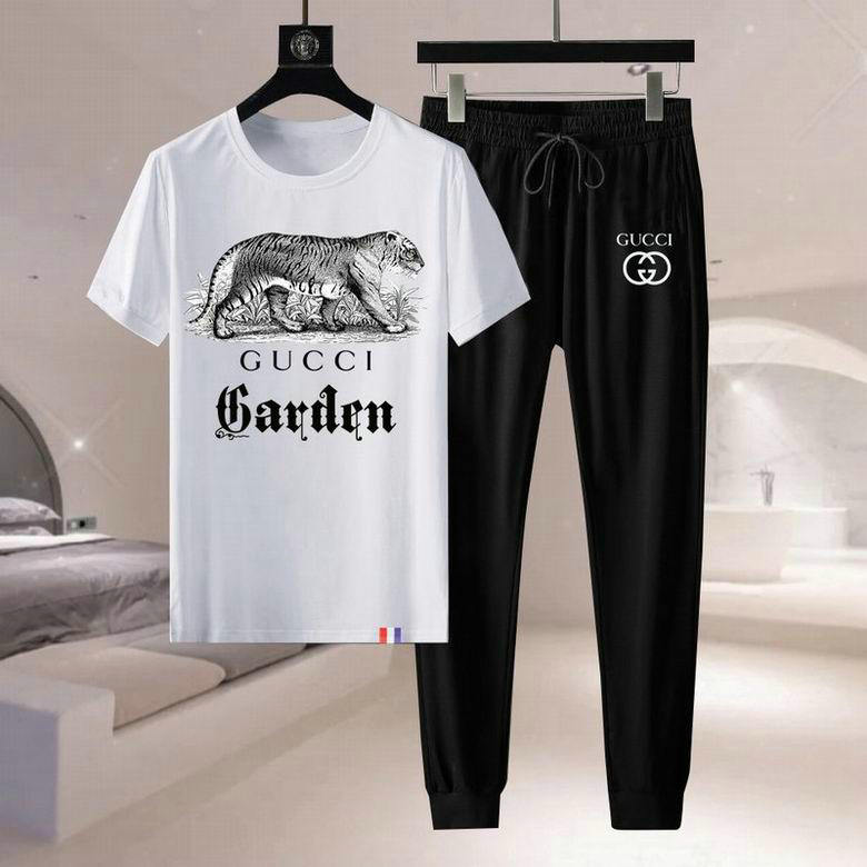 Wholesale Cheap Gucci Short Sleeve Tracksuits for Sale