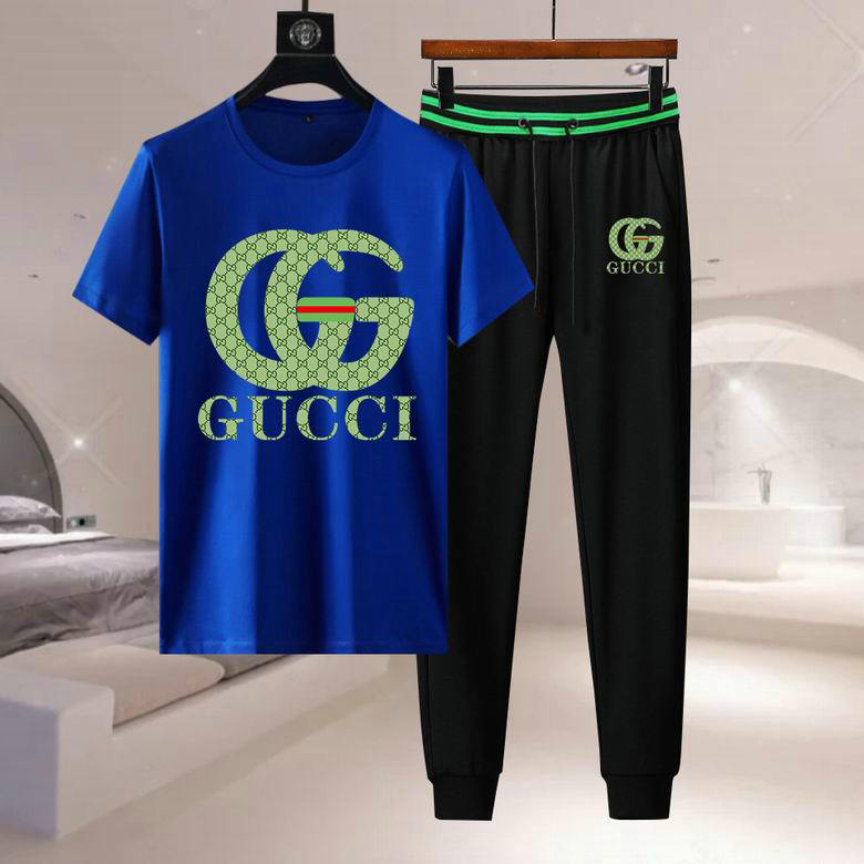 Wholesale Cheap Gucci Short Sleeve Tracksuits for Sale