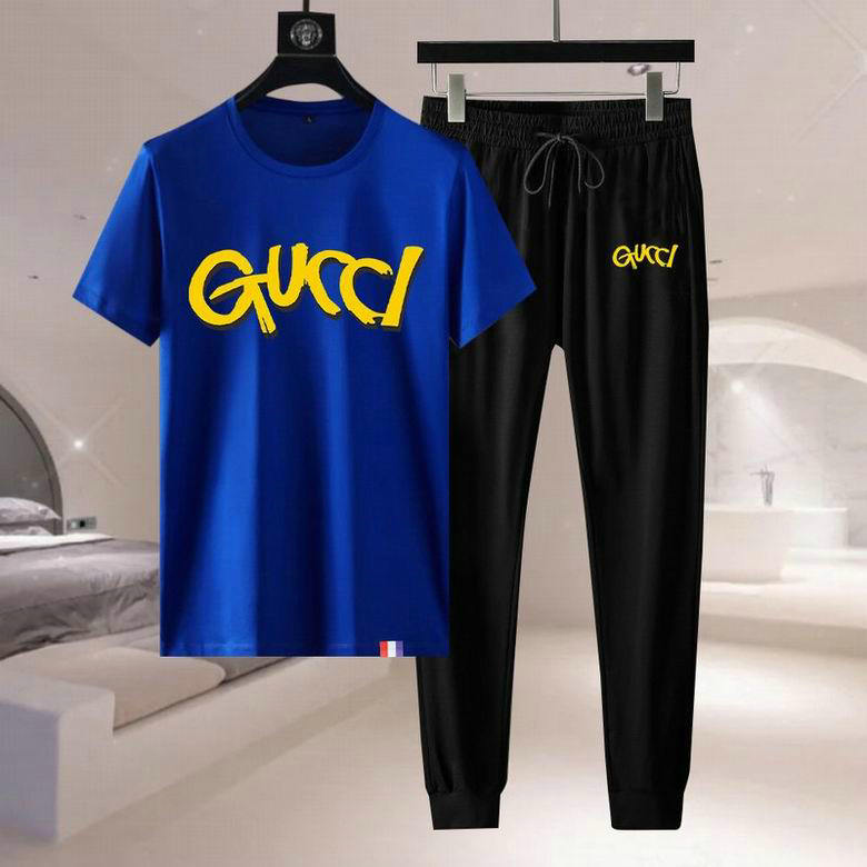 Wholesale Cheap Gucci Short Sleeve Tracksuits for Sale