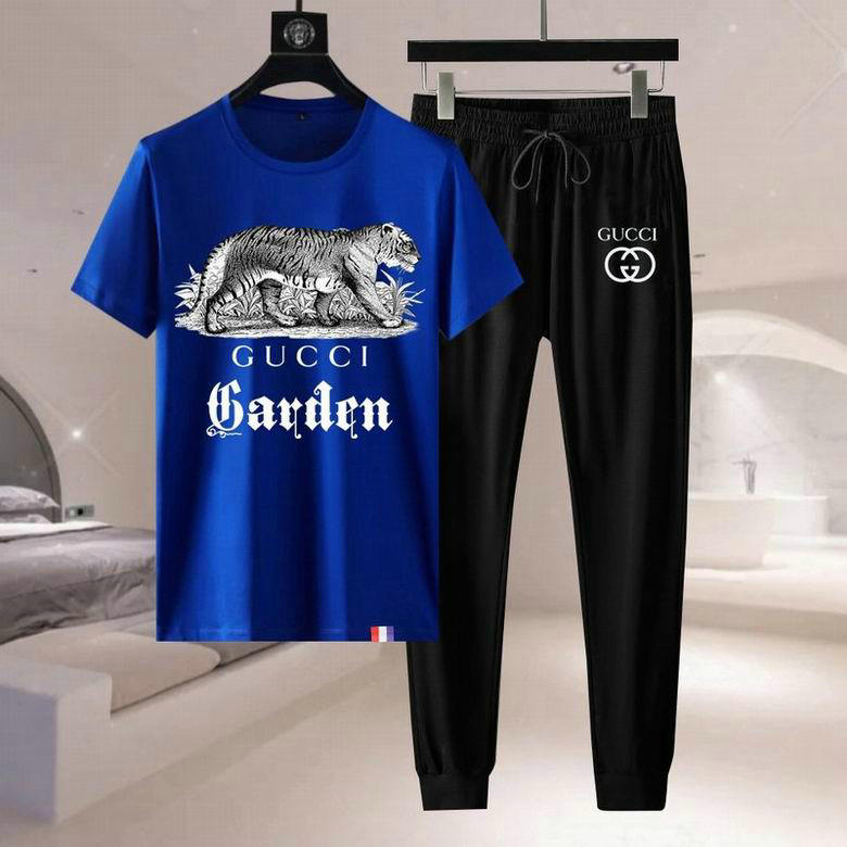 Wholesale Cheap Gucci Short Sleeve Tracksuits for Sale