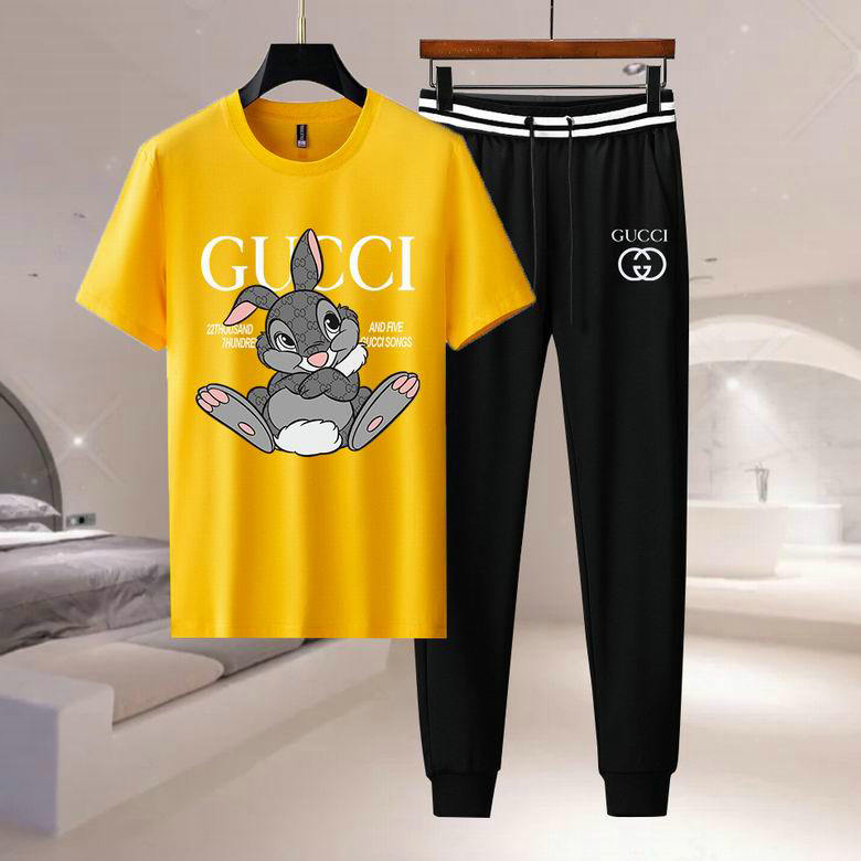 Wholesale Cheap Gucci Short Sleeve Tracksuits for Sale