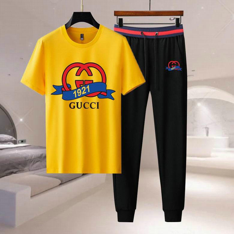 Wholesale Cheap Gucci Short Sleeve Tracksuits for Sale