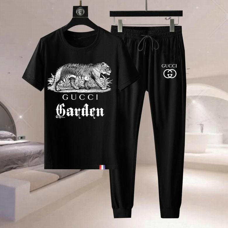 Wholesale Cheap Gucci Short Sleeve Tracksuits for Sale
