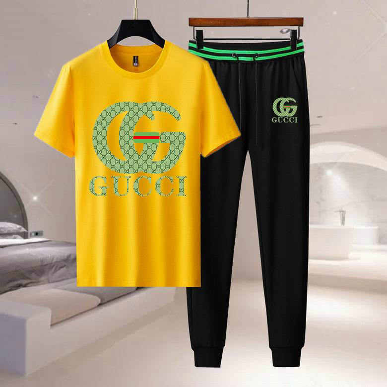 Wholesale Cheap Gucci Short Sleeve Tracksuits for Sale
