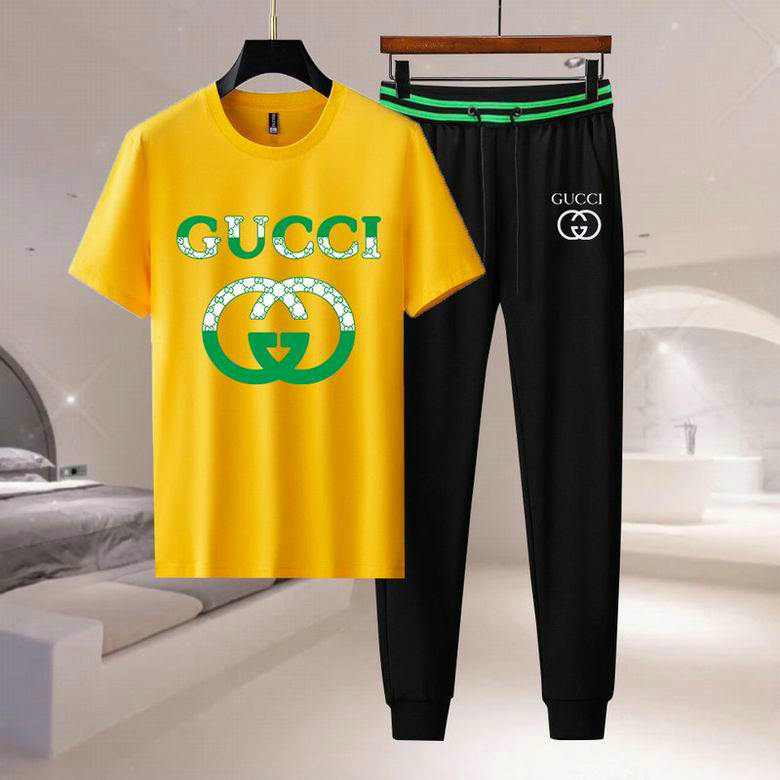 Wholesale Cheap Gucci Short Sleeve Tracksuits for Sale