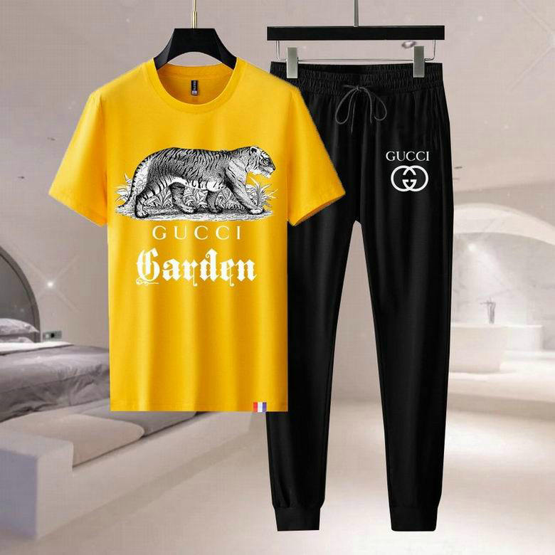 Wholesale Cheap Gucci Short Sleeve Tracksuits for Sale