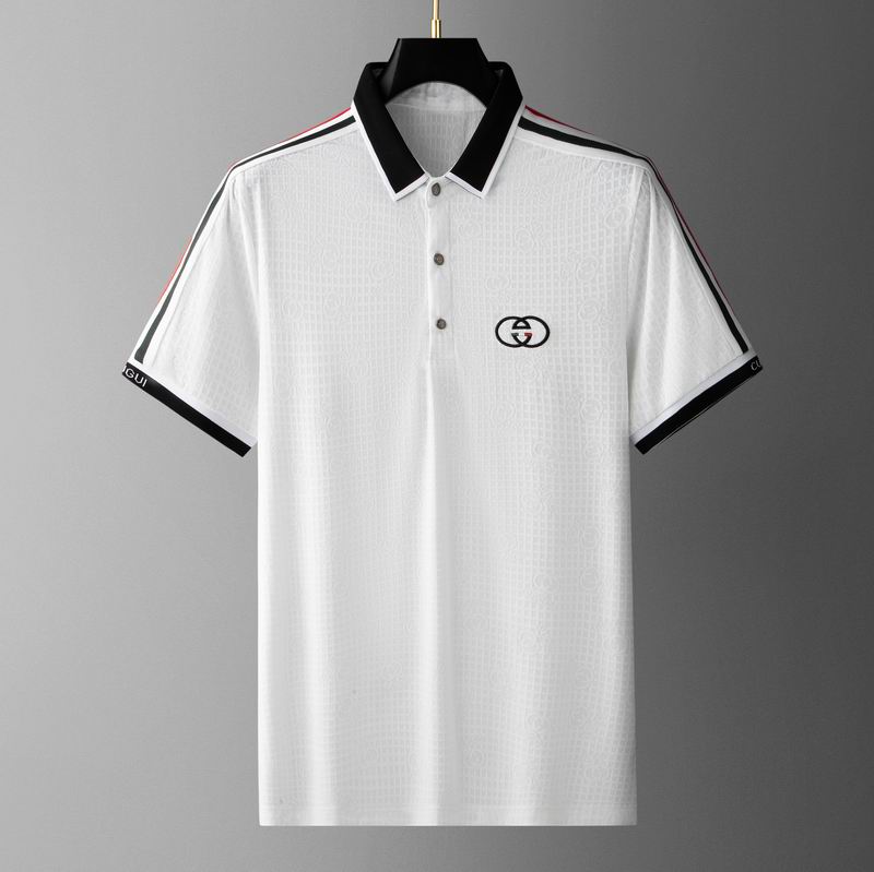 Wholesale Cheap G.ucci Short Sleeve Lapel T Shirts for Sale