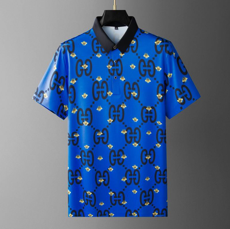 Wholesale Cheap G.ucci Short Sleeve Lapel T Shirts for Sale