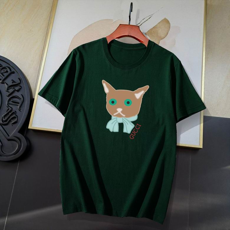 Wholesale Cheap G ucci Short Sleeve T Shirts for Sale