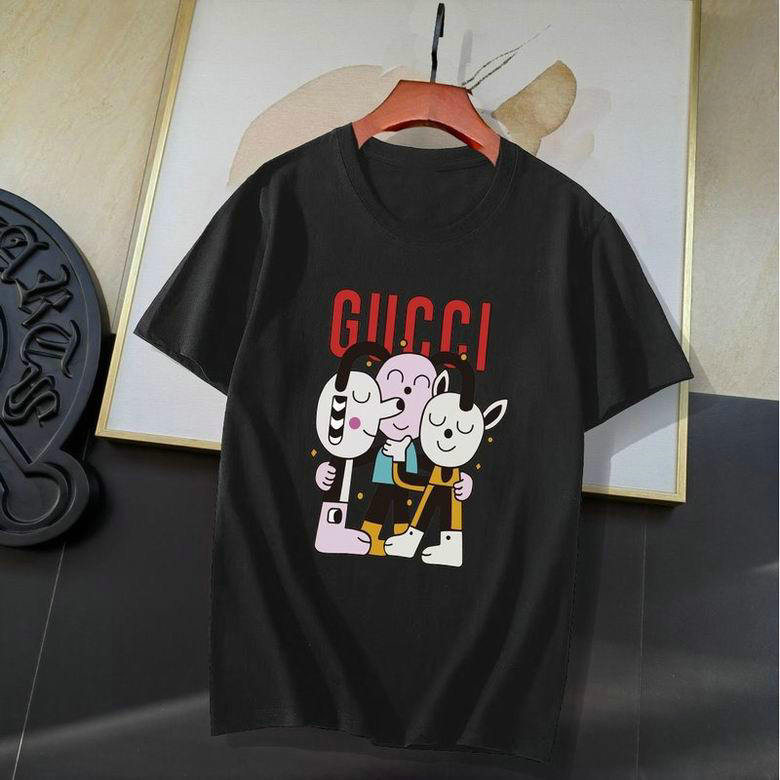 Wholesale Cheap G ucci Short Sleeve T Shirts for Sale