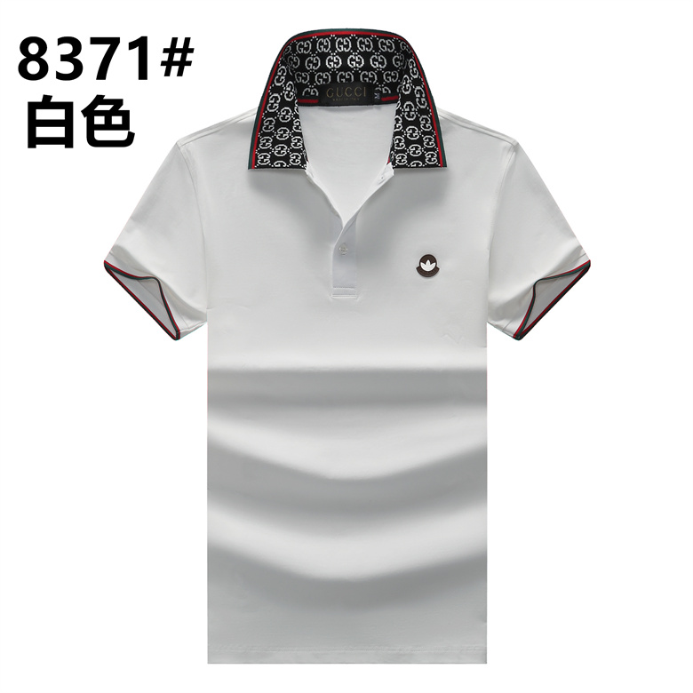 Wholesale Cheap G.ucci Short Sleeve Lapel T Shirts for Sale
