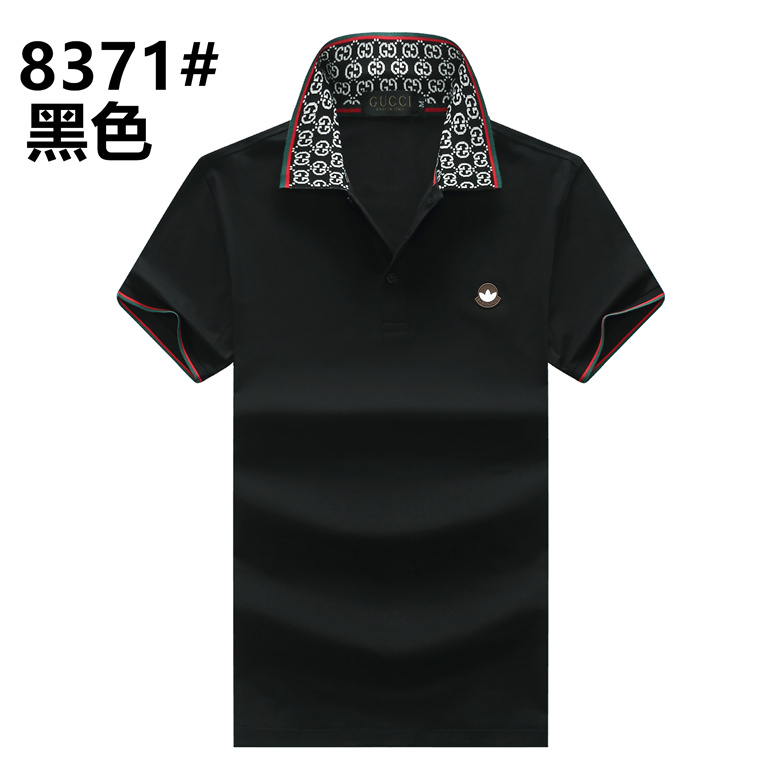 Wholesale Cheap G.ucci Short Sleeve Lapel T Shirts for Sale