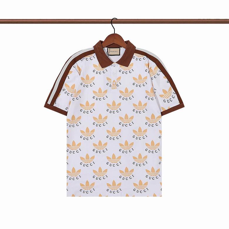Wholesale Cheap G.ucci Short Sleeve Lapel T Shirts for Sale