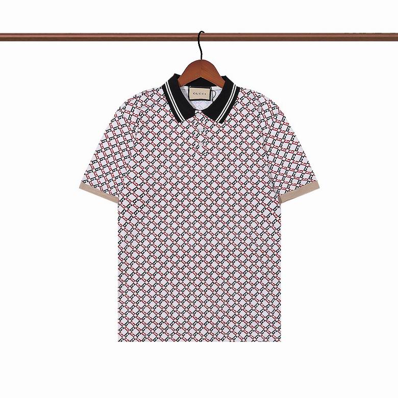 Wholesale Cheap G.ucci Short Sleeve Lapel T Shirts for Sale