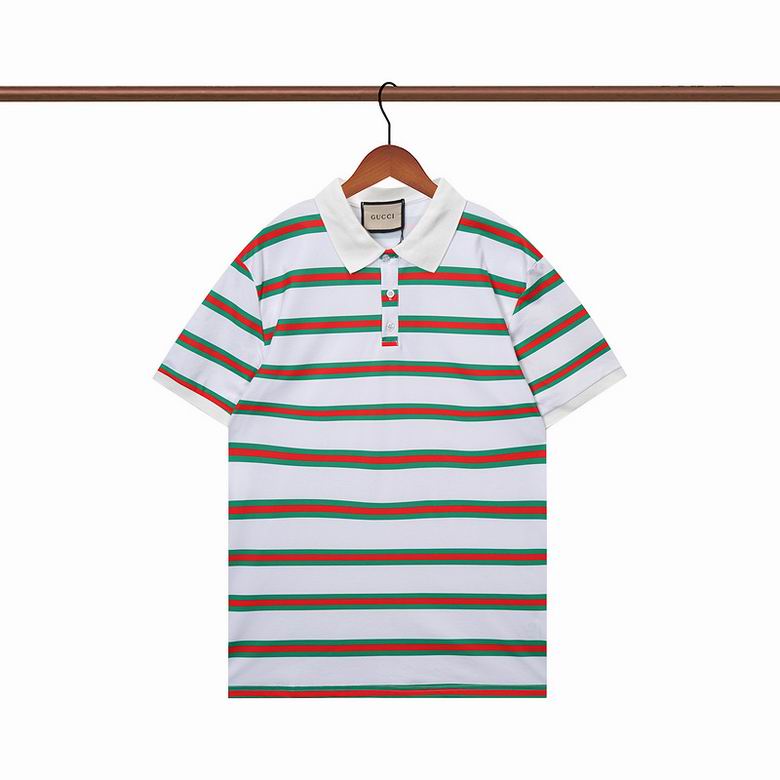 Wholesale Cheap G.ucci Short Sleeve Lapel T Shirts for Sale