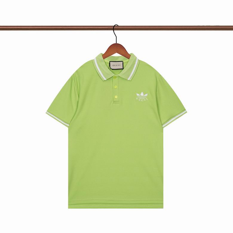 Wholesale Cheap G.ucci Short Sleeve Lapel T Shirts for Sale