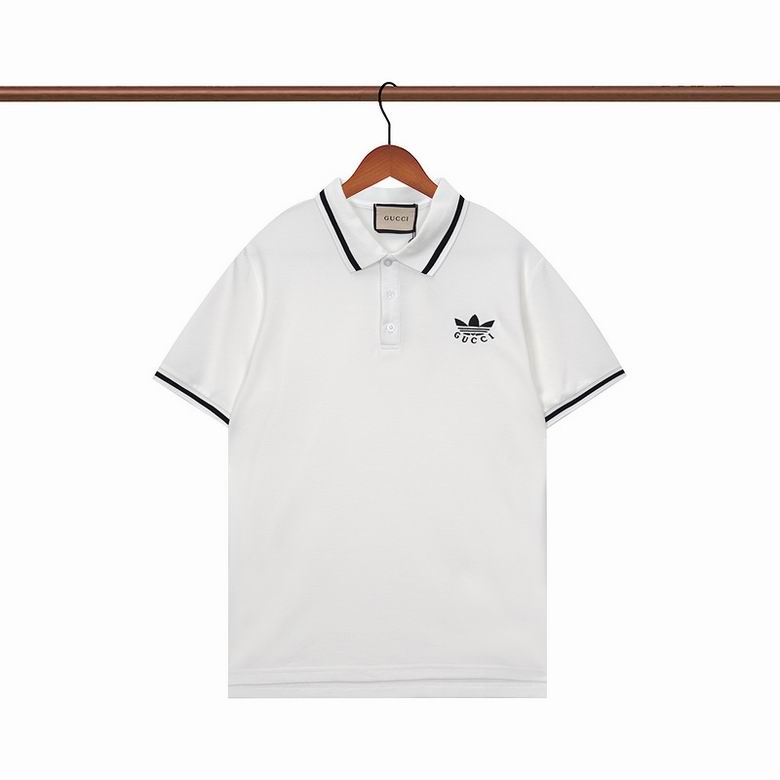 Wholesale Cheap G.ucci Short Sleeve Lapel T Shirts for Sale