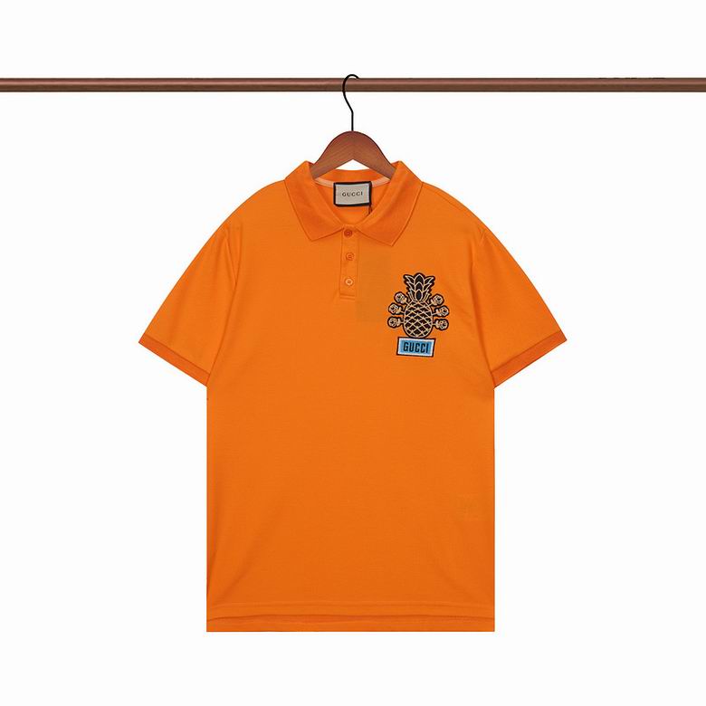 Wholesale Cheap G.ucci Short Sleeve Lapel T Shirts for Sale