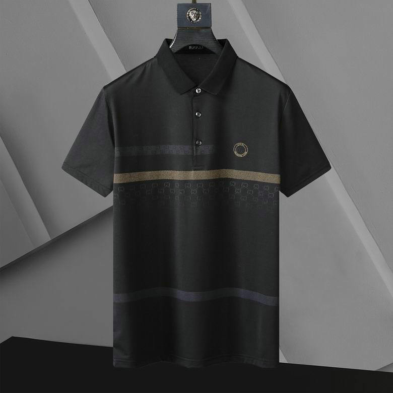 Wholesale Cheap G ucci men Short Sleeve Polo Lapel T-Shirts for Sale