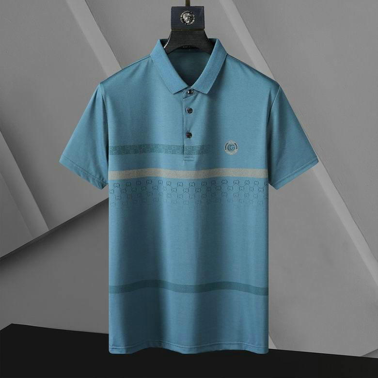Wholesale Cheap G ucci men Short Sleeve Polo Lapel T-Shirts for Sale