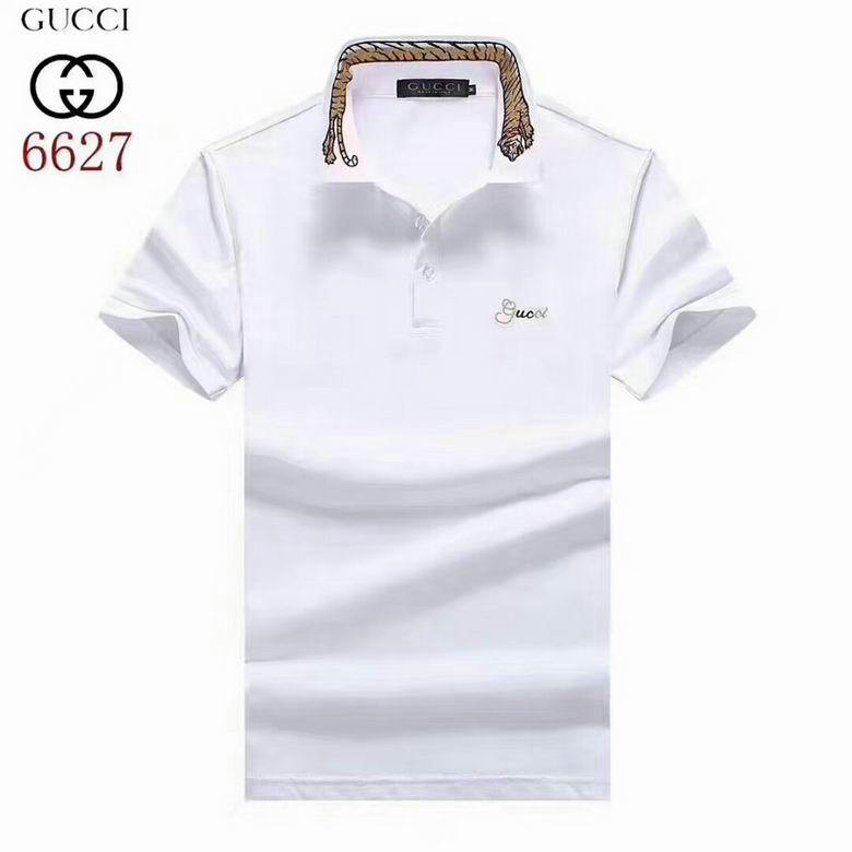 Wholesale Cheap G ucci men Short Sleeve Polo Lapel T-Shirts for Sale