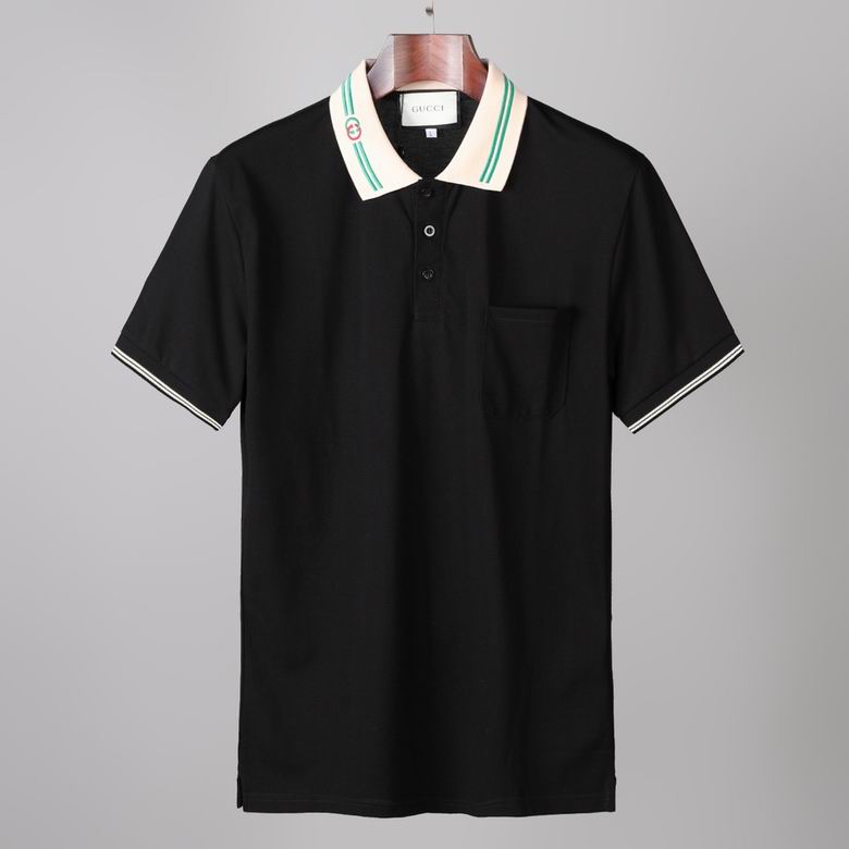 Wholesale Cheap G ucci Short Sleeve polo T Shirts for Sale