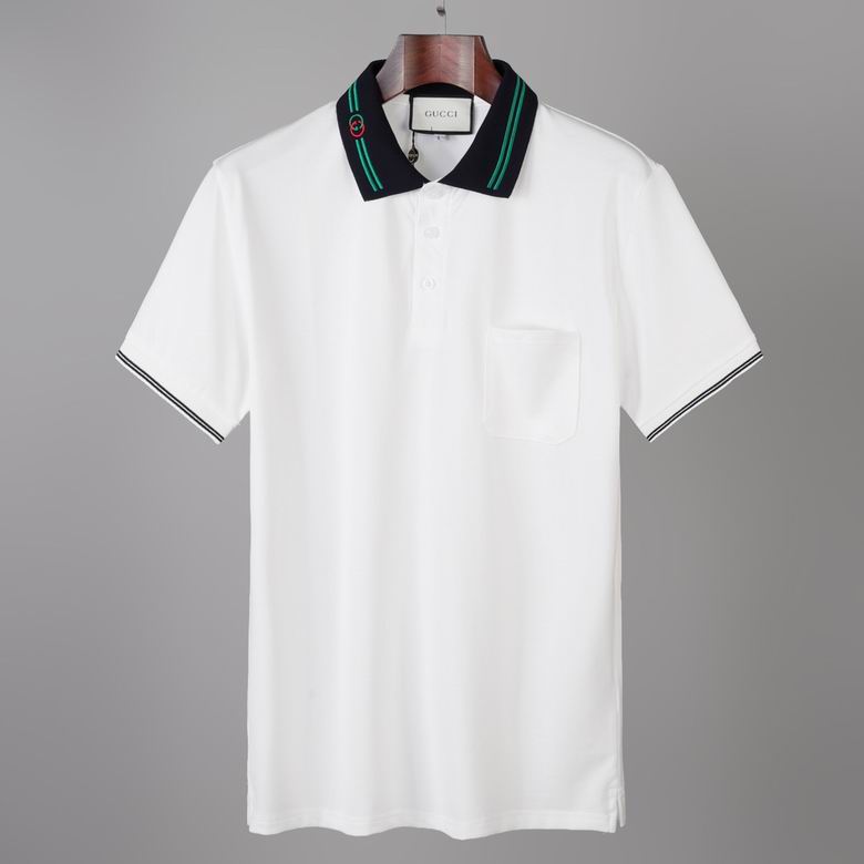 Wholesale Cheap G ucci Short Sleeve polo T Shirts for Sale