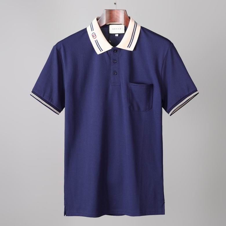 Wholesale Cheap G ucci Short Sleeve polo T Shirts for Sale