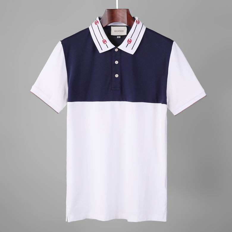 Wholesale Cheap G ucci Short Sleeve polo T Shirts for Sale
