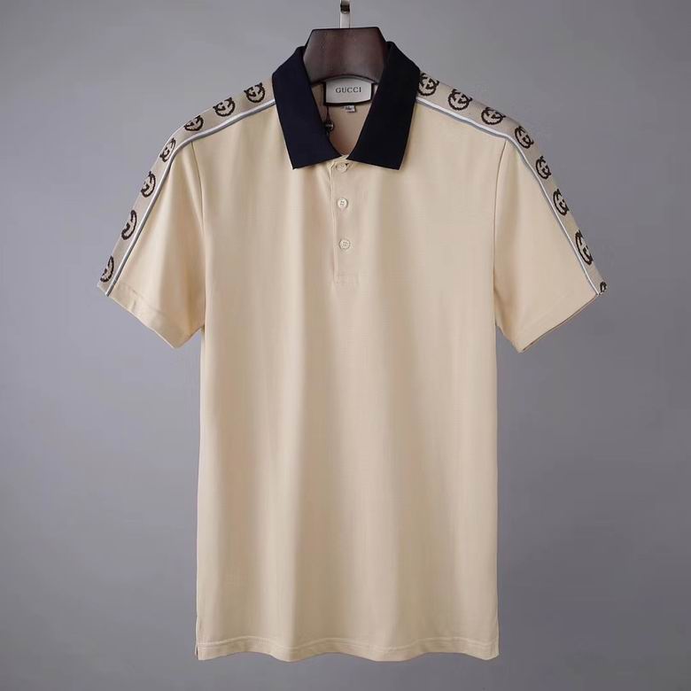 Wholesale Cheap G ucci Short Sleeve polo T Shirts for Sale