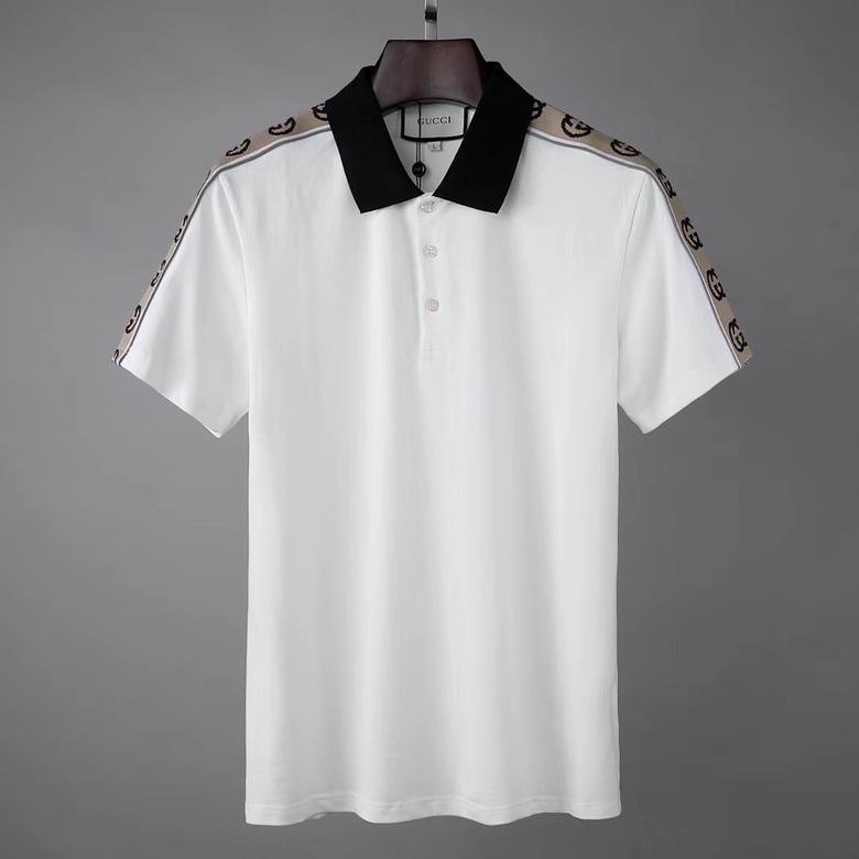 Wholesale Cheap G ucci Short Sleeve polo T Shirts for Sale