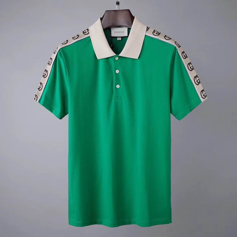 Wholesale Cheap G ucci Short Sleeve polo T Shirts for Sale