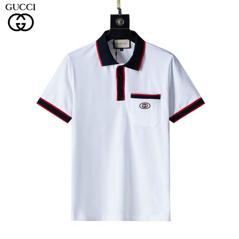 Wholesale Cheap High-quality men G.ucci Short Sleeve Lapel Replica Designer T Shirts for Sale