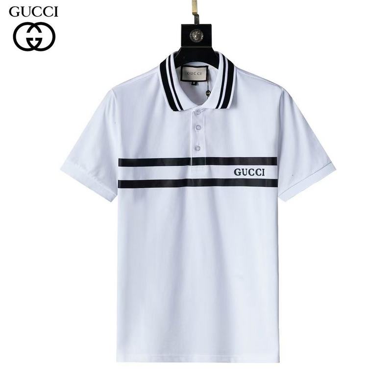 Wholesale Cheap High-quality men G.ucci Short Sleeve Lapel Replica Designer T Shirts for Sale