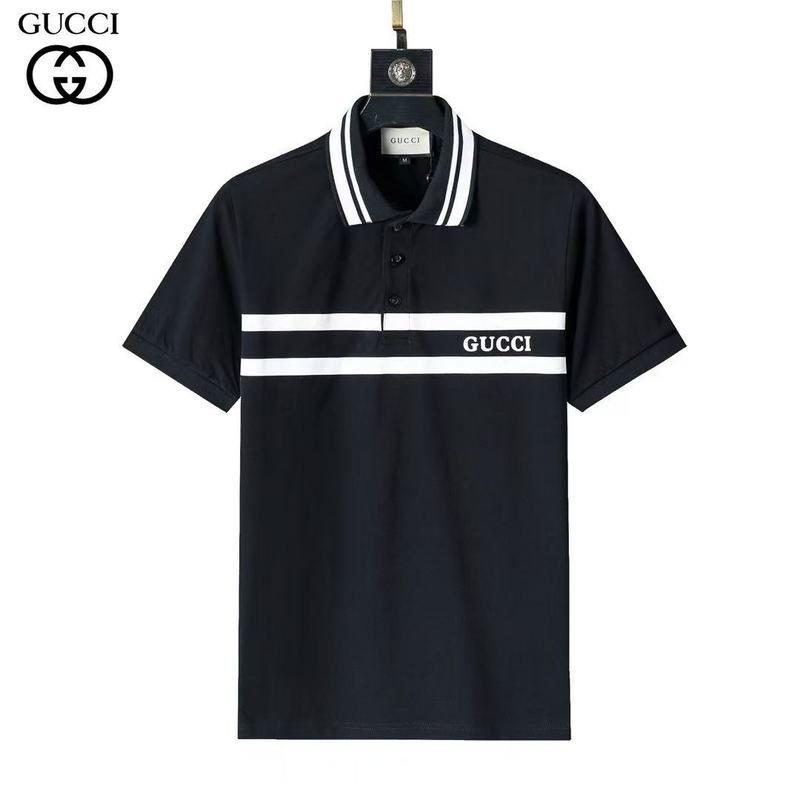 Wholesale Cheap High-quality men G.ucci Short Sleeve Lapel Replica Designer T Shirts for Sale