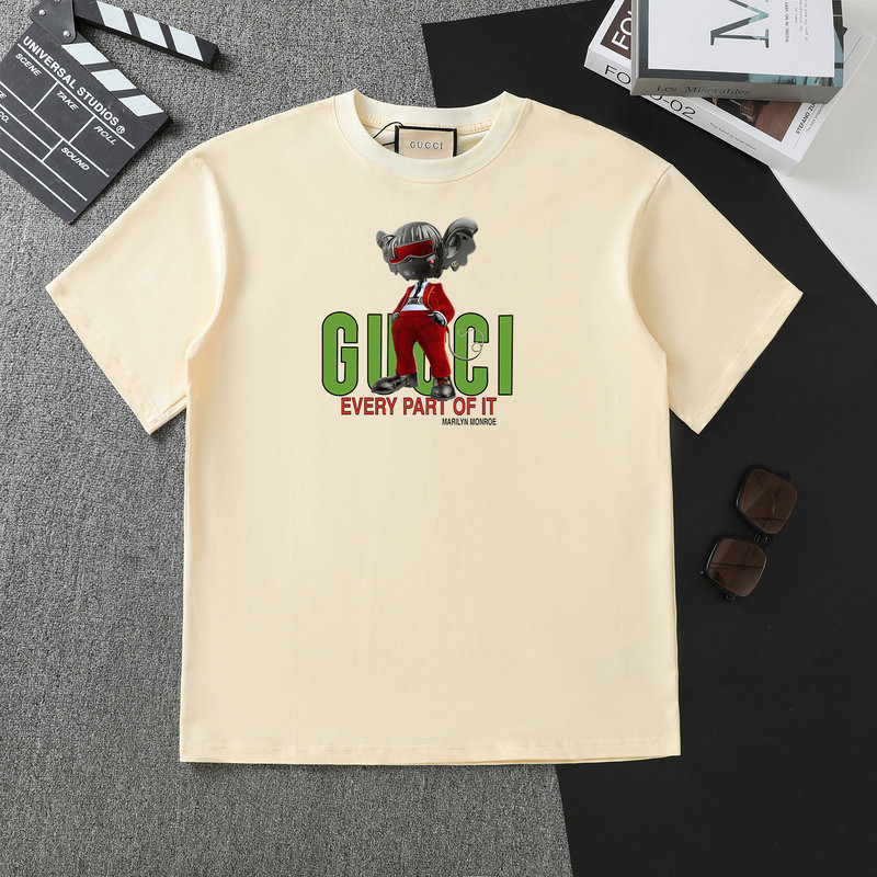 Wholesale Cheap High Quality women G.ucci Replica Designer T shirts for Sale