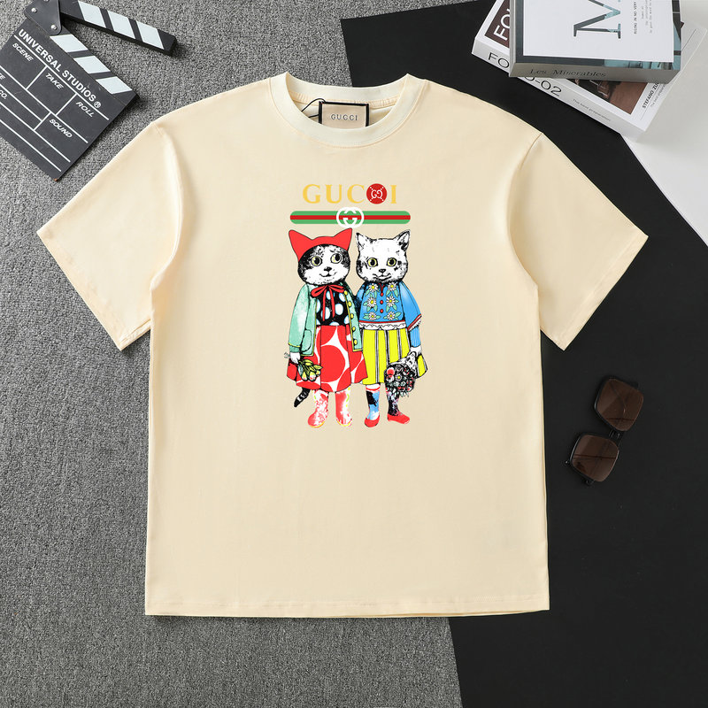 Wholesale Cheap High Quality women G.ucci Replica Designer T shirts for Sale