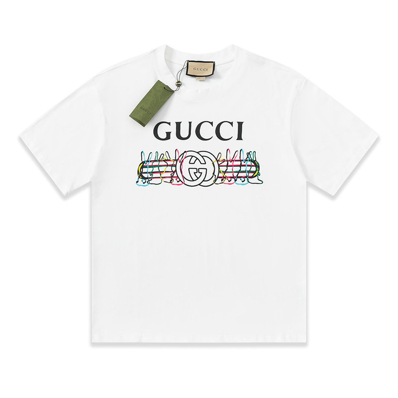 Wholesale Cheap High Quality Brands G.ucci women Replica Designer T shirts for Sale