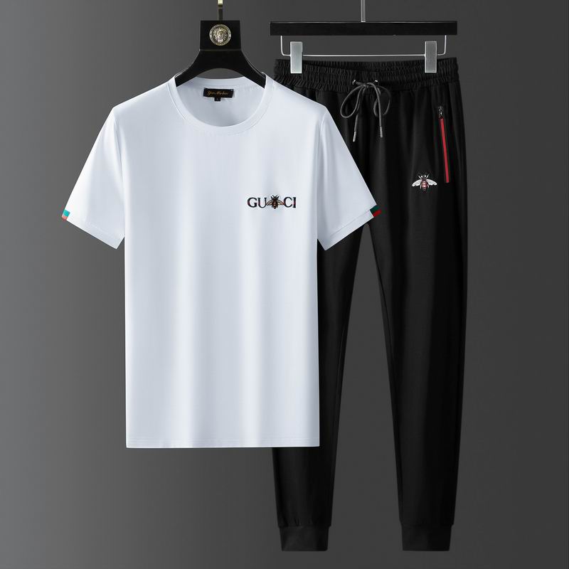 Wholesale High-quality G.ucci Short Sleeve Replica Designer Tracksuits for sale