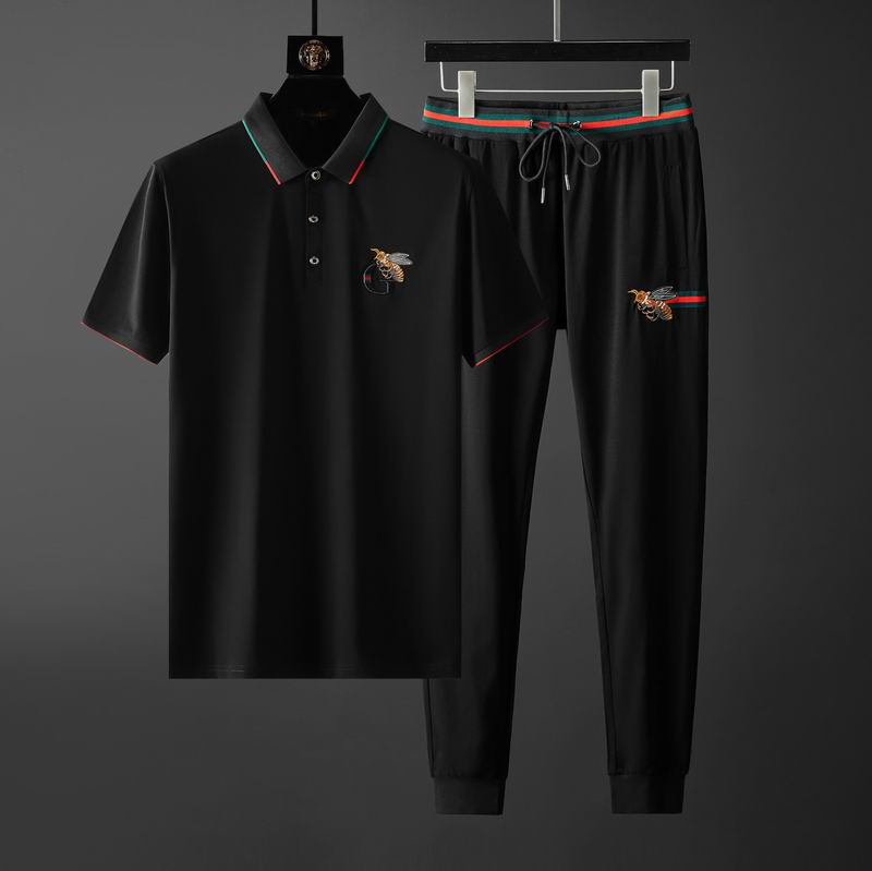 Wholesale High-quality G.ucci Short Sleeve Replica Designer Tracksuits for sale