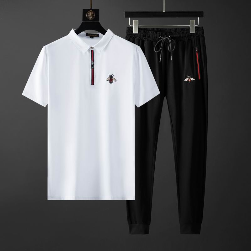 Wholesale High-quality G.ucci Short Sleeve Replica Designer Tracksuits for sale