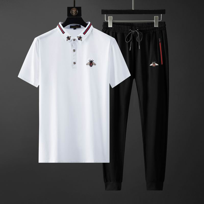Wholesale High-quality G.ucci Short Sleeve Replica Designer Tracksuits for sale