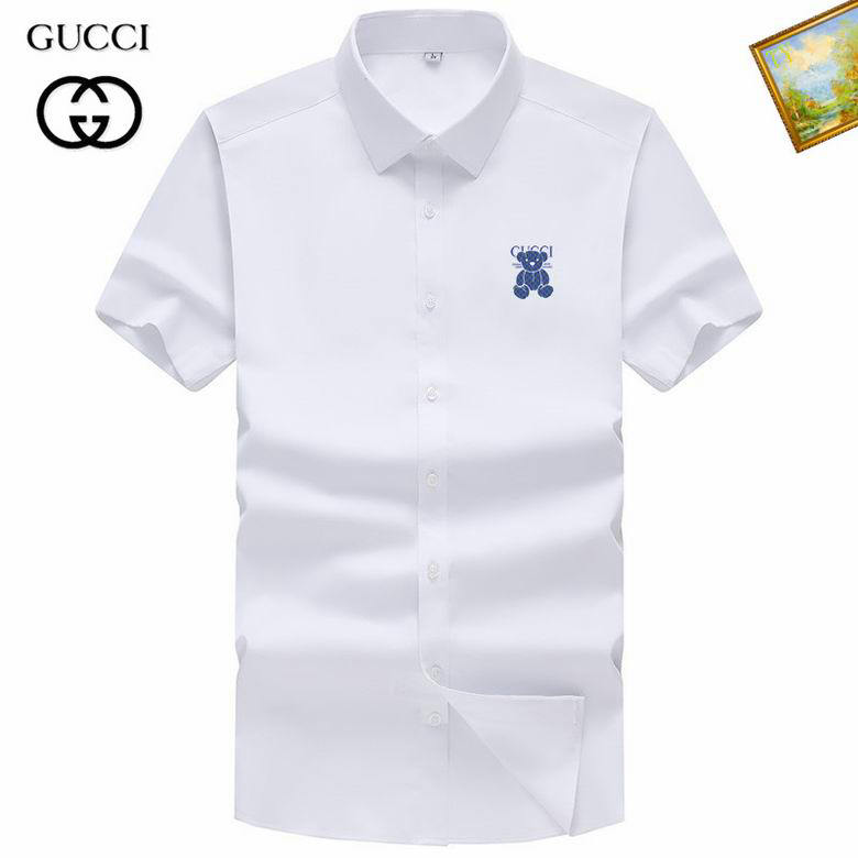 Wholesale Cheap G ucci Short Sleeve Shirts for Sale