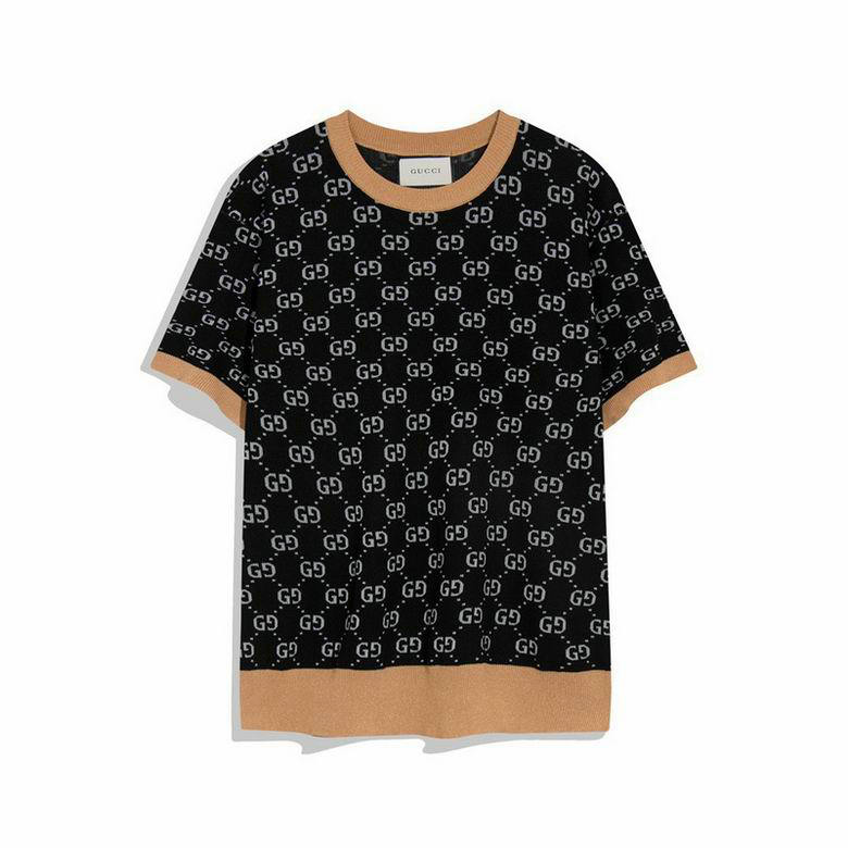 Wholesale Cheap G ucci Designer Short Sleeve T shirts for Sale