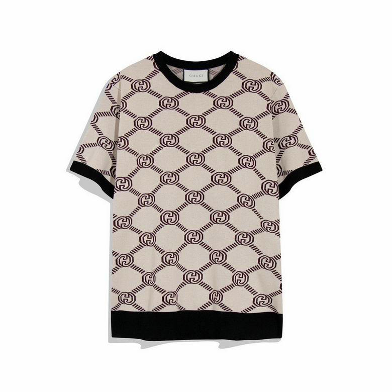 Wholesale Cheap G ucci Designer Short Sleeve T shirts for Sale