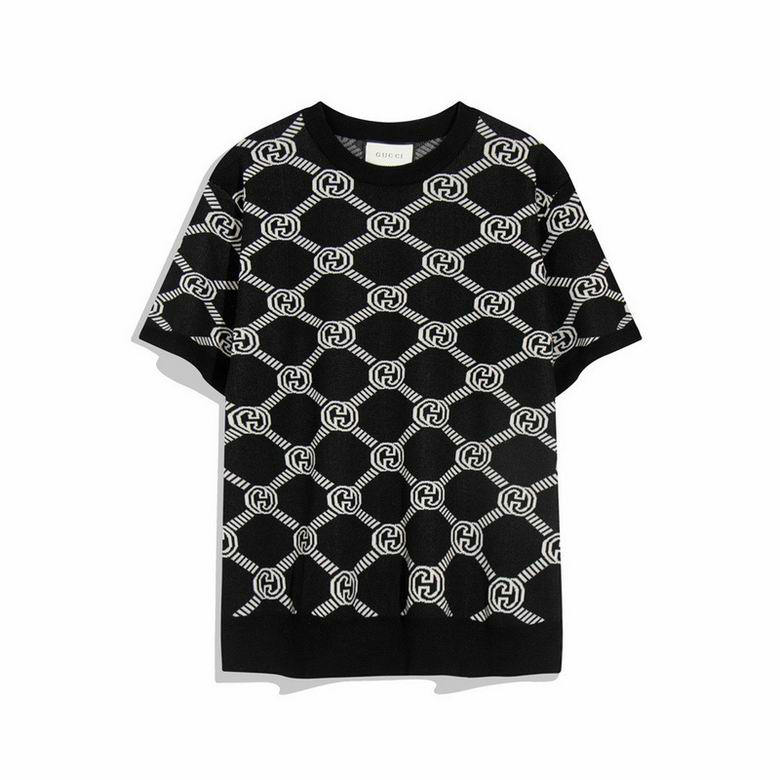 Wholesale Cheap G ucci Designer Short Sleeve T shirts for Sale