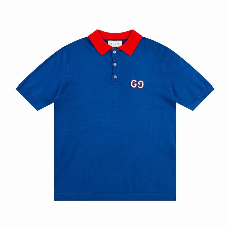 Wholesale Cheap G.ucci Short Sleeve Lapel T Shirts for Sale
