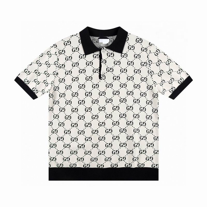 Wholesale Cheap G.ucci Short Sleeve Lapel T Shirts for Sale