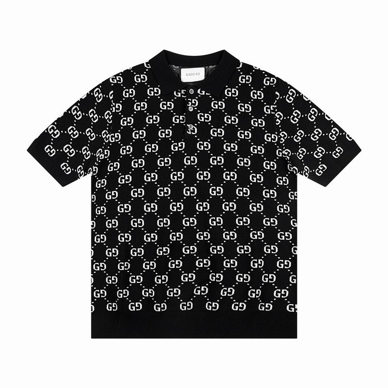 Wholesale Cheap G.ucci Short Sleeve Lapel T Shirts for Sale