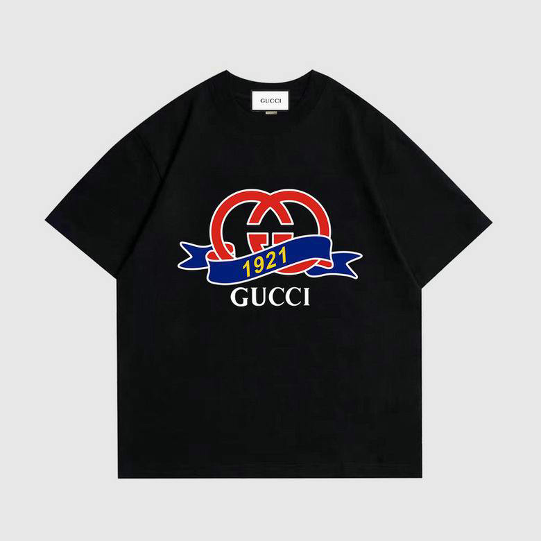 Wholesale Cheap G ucci Short Sleeve T Shirts for Sale